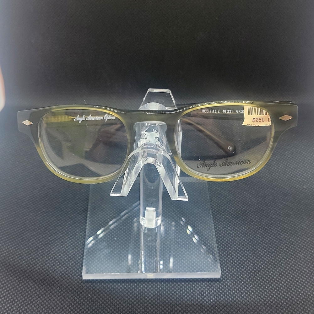 Anglo American Optical Eyeglasses Mod Fitz 2 46-21 GROO. Frame England